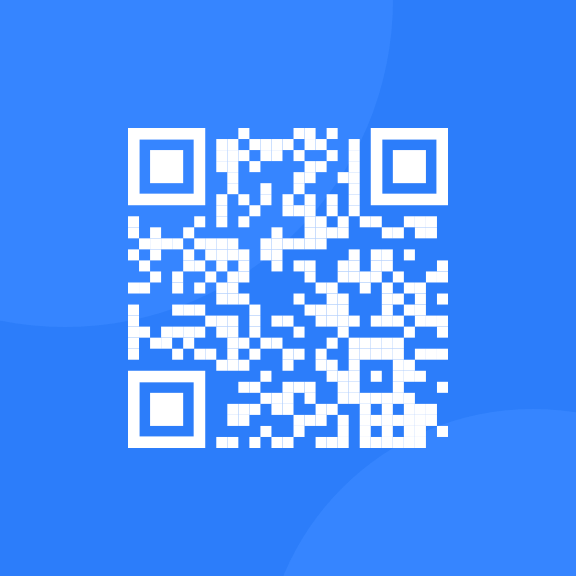 The QR code to visit Frontend Mentor